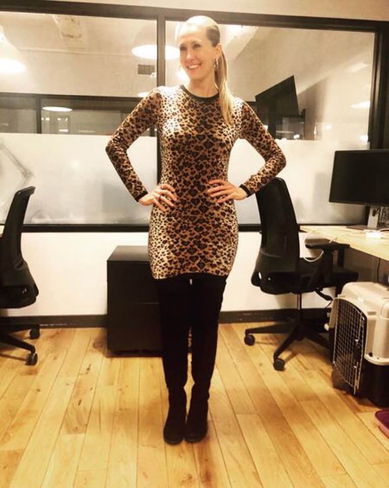 RED Valentino leopard print dress