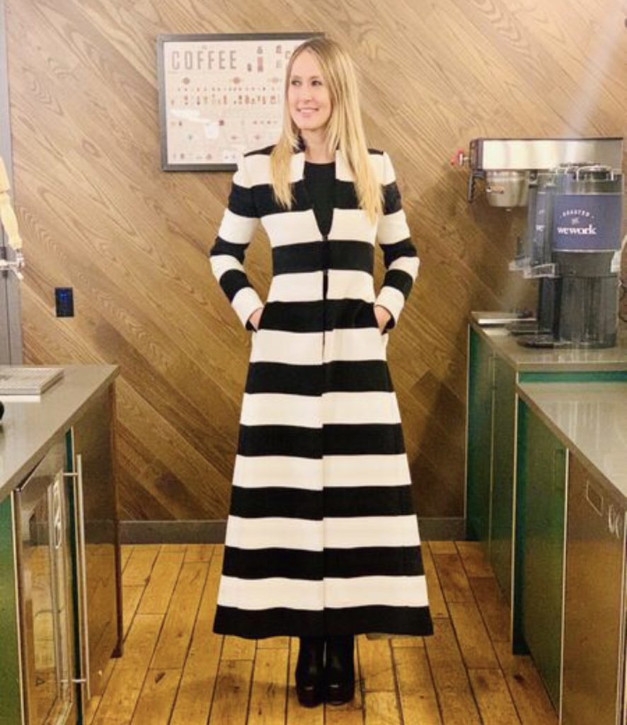 Shannon Truax in Alice + Olivia jacket